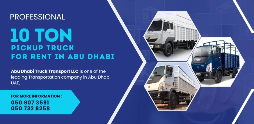10 Ton Pickup Truck Rental Abu Dhabi UAE